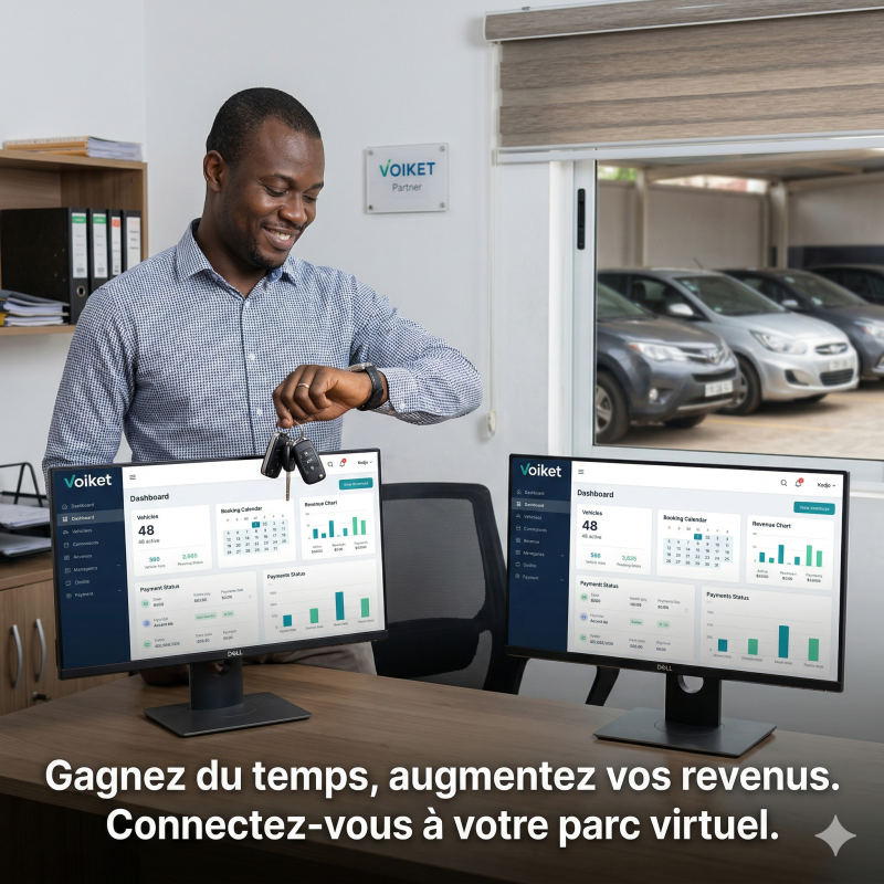 Image de la page de connexion du loueur